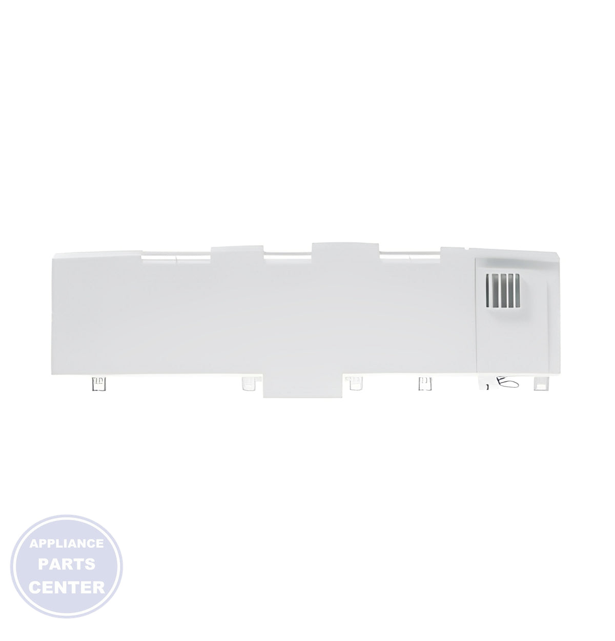 GE REFRIGERATOR EVAPORATOR COVER ASSEMBLY WR17X27084 - Main view showing airflow optimization for GE models