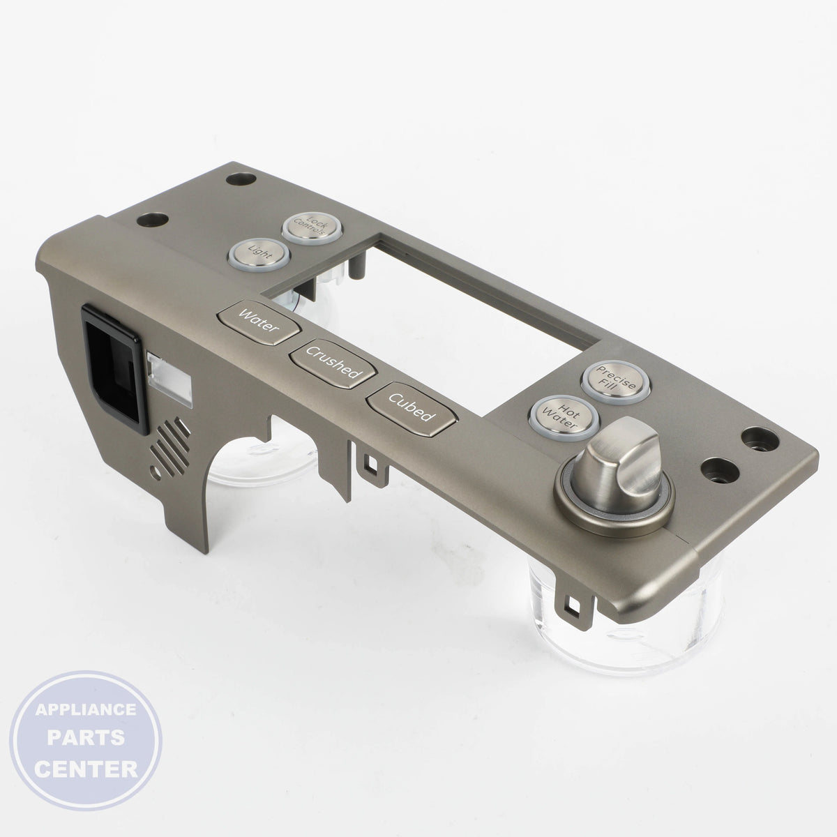 DISPLAY ASM SS KCUP WR17X27131 - Side view with compatible measurements