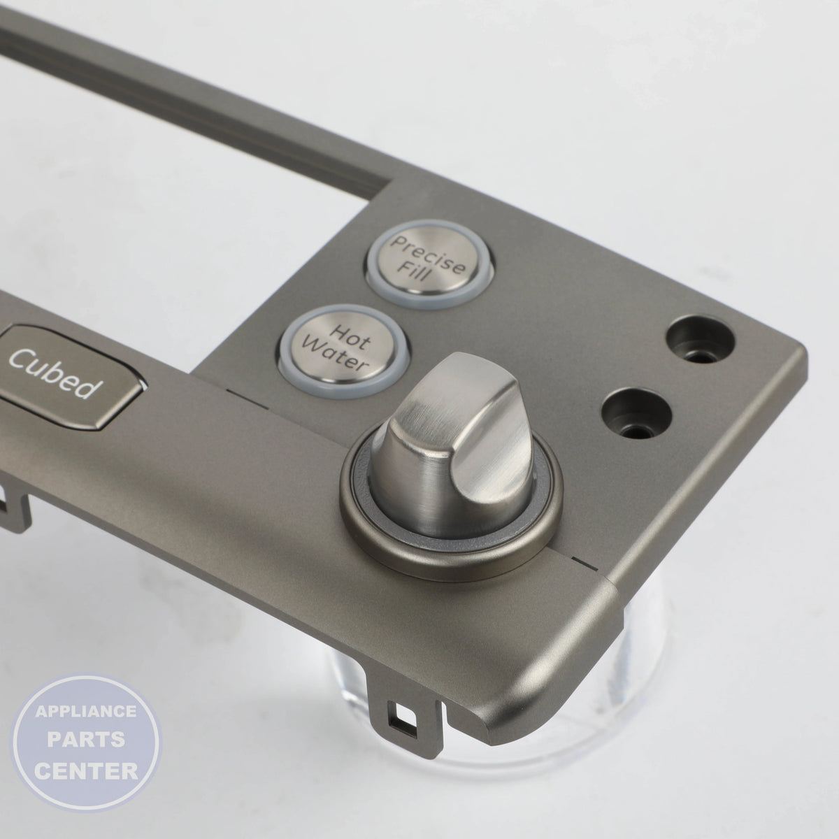 GEH DISPLAY ASM SS KCUP WR17X27131 - Installation in GEH model highlighting mounting points