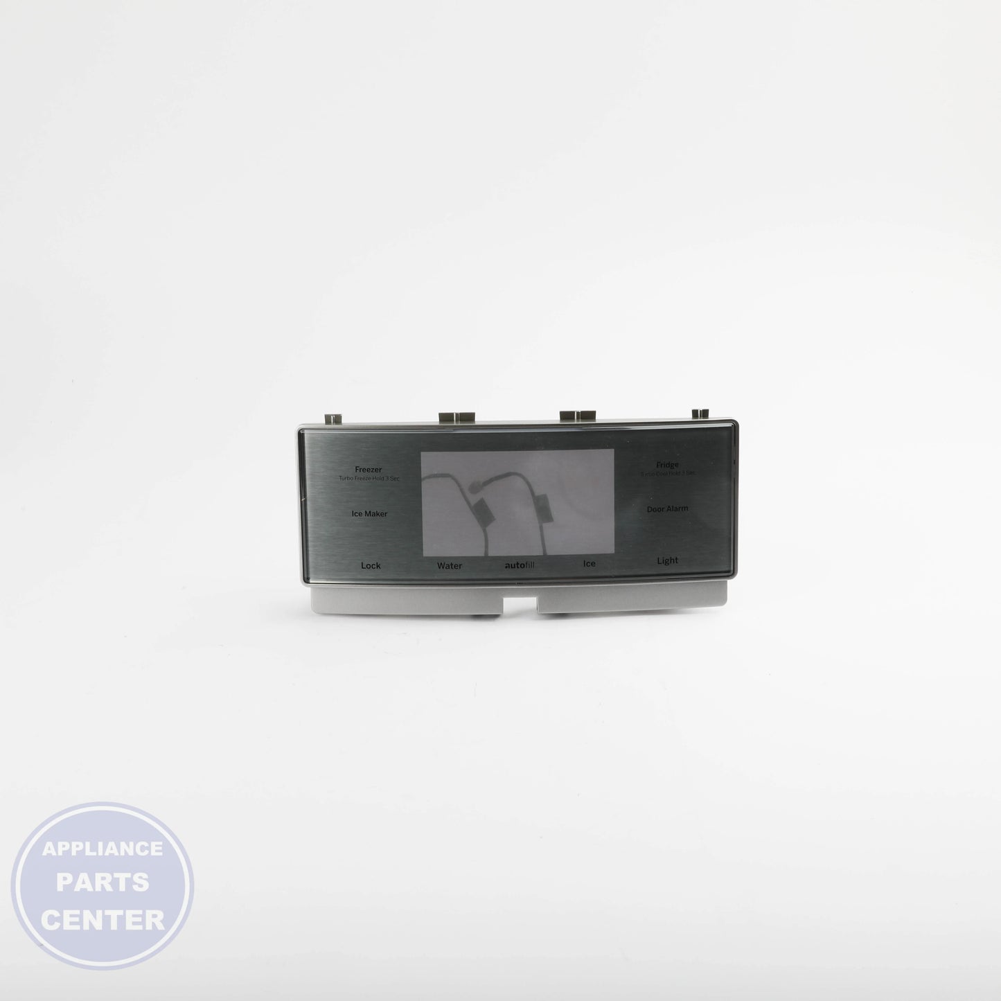 CAP TOUCH AUTOFILL STAINLESS WR17X27465 - Side view with precise measurements