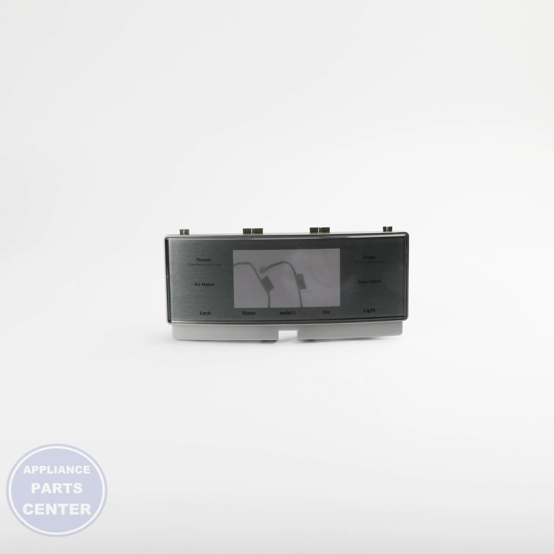 CAP TOUCH AUTOFILL STAINLESS WR17X27465 - Side view with precise measurements