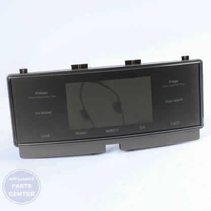 CAP TOUCH AUTOFILL SLATE WR17X27526 - Side view with Circuit Board & Timer specs