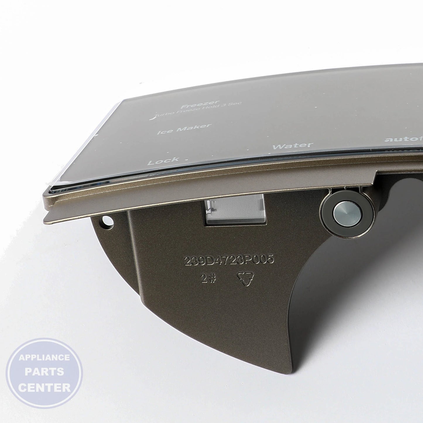 GEH CAP TOUCH AUTOFILL SLATE WR17X27526 - Installation in specific model showing mounting points
