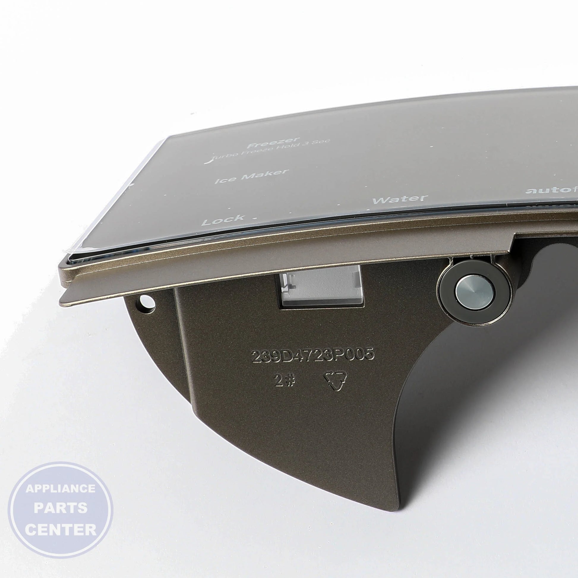 GEH CAP TOUCH AUTOFILL SLATE WR17X27526 - Installation in specific model showing mounting points