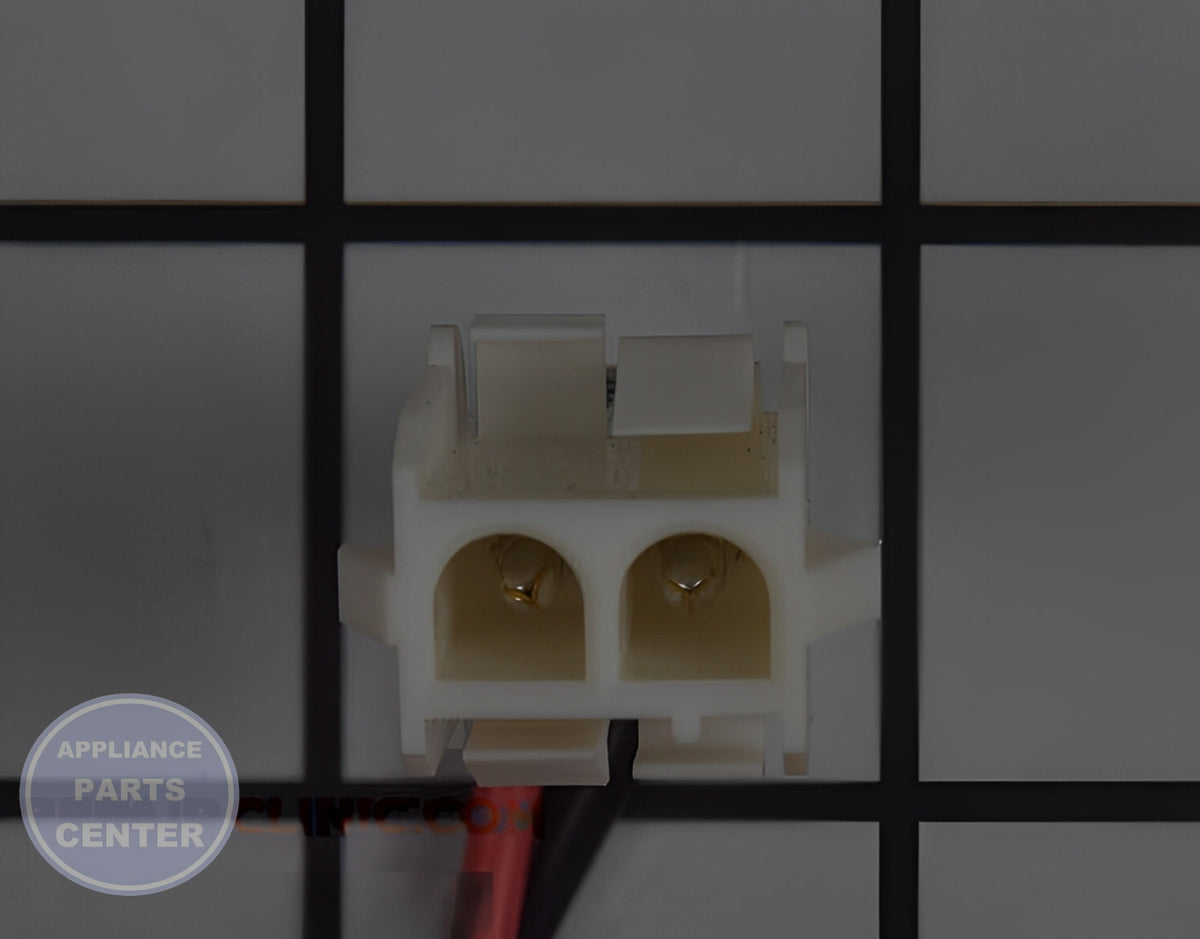GE REFRIGERATOR CONDENSER FAN AND HOUSING WR17X31476 - Detailed view of motor-driven fan