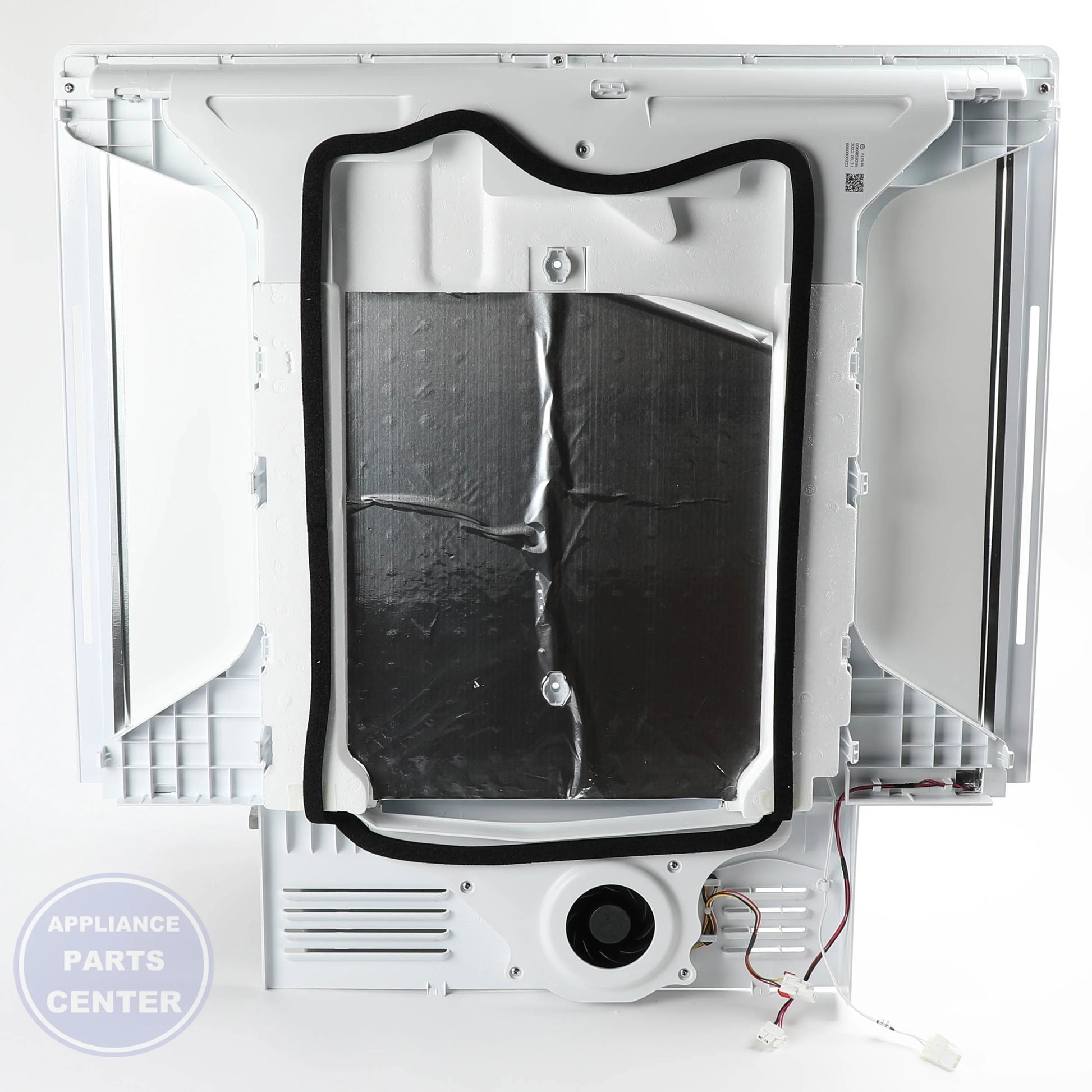 GEH FRESH VIEW AIR TOWER W/ FAN AND LED - Installation in specific GEH model showcasing key mounting points