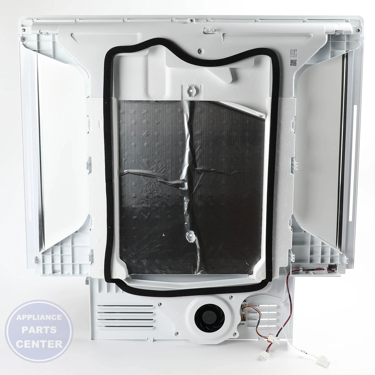 GEH FRESH VIEW AIR TOWER W/ FAN AND LED - Installation in specific GEH model showcasing key mounting points