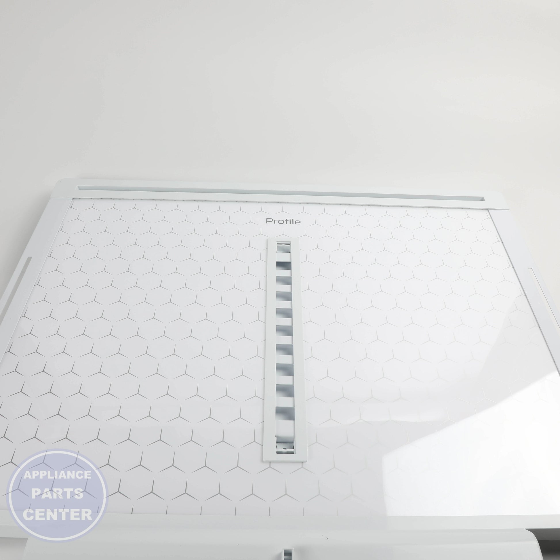 GEH FRESH VIEW AIR TOWER W/ FAN AND LED - Installation in specific GEH model showcasing key mounting points