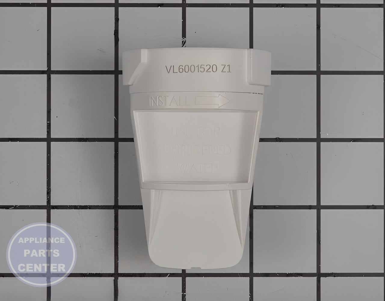 GE BYPASS FILTER PLUG WR17X33825 - Main view showing water filtration for GE models