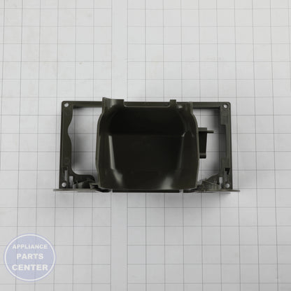 HOUSING SHIELD DISP GREY WR17X34253 - Side view with dimensions