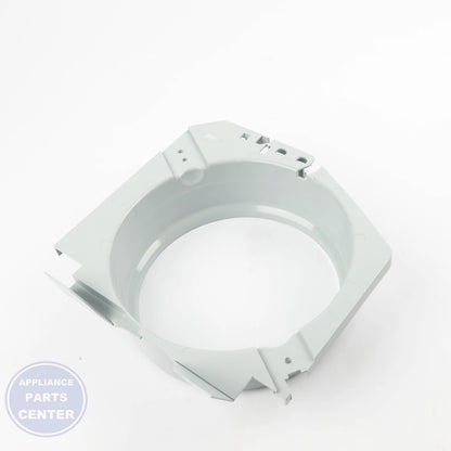 GEH CONDENSER FAN SHROUD WR17X35527 - Installation in GEH model showing mounting points