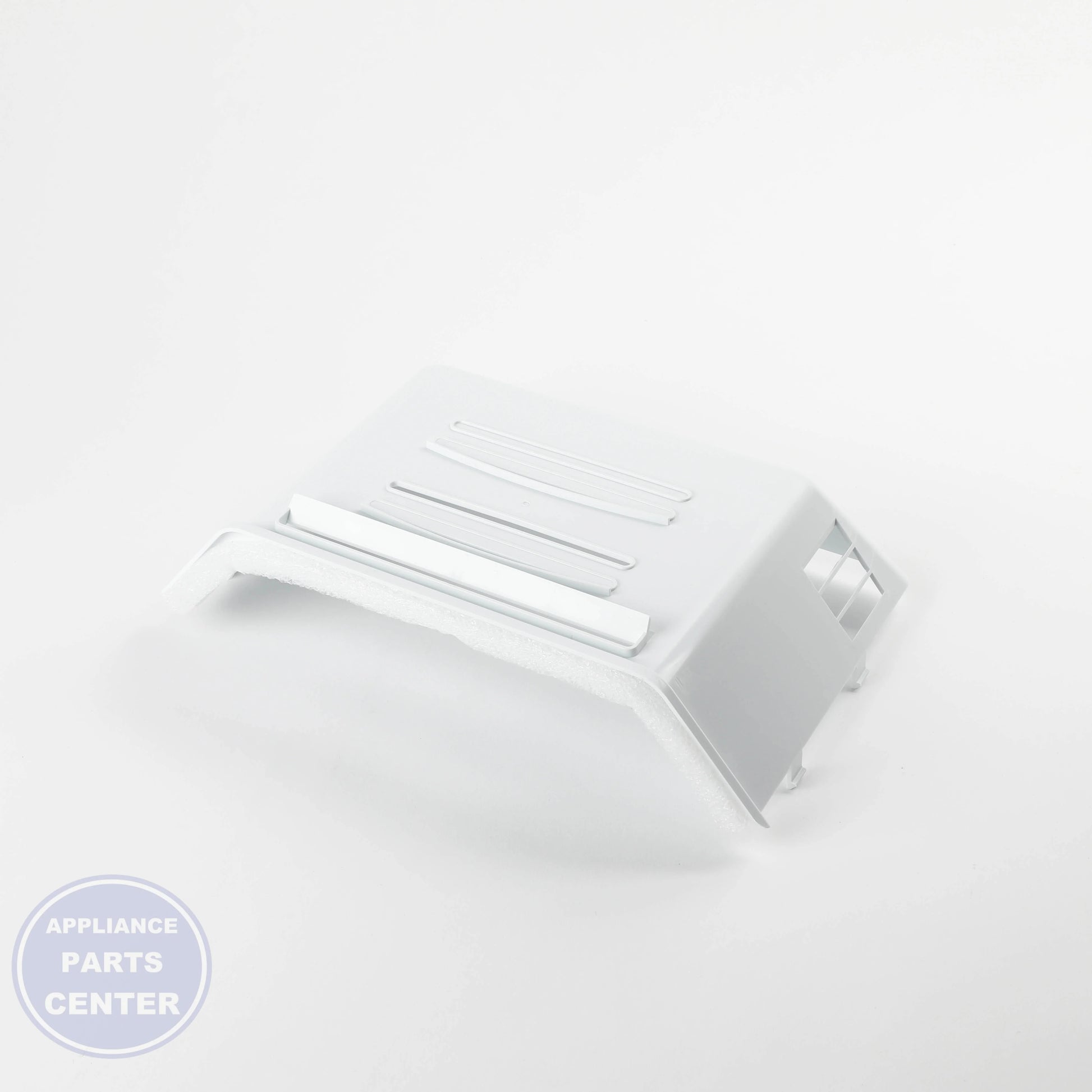 EVAP COVER & FAN WR17X40007 - Side view with precise measurements