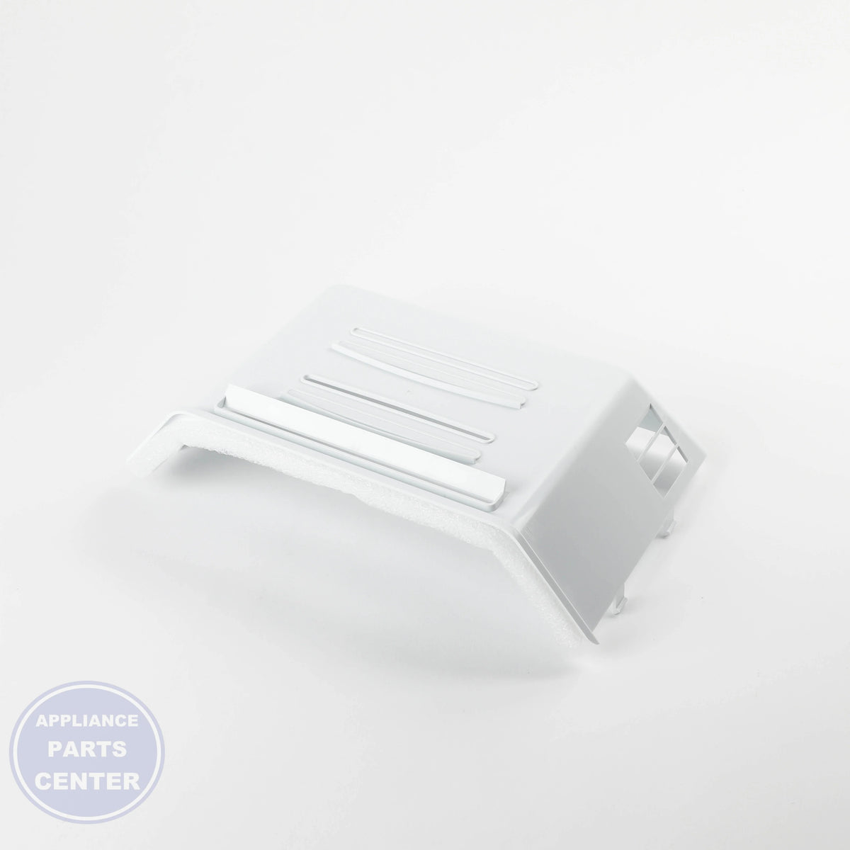 EVAP COVER & FAN WR17X40007 - Side view with precise measurements