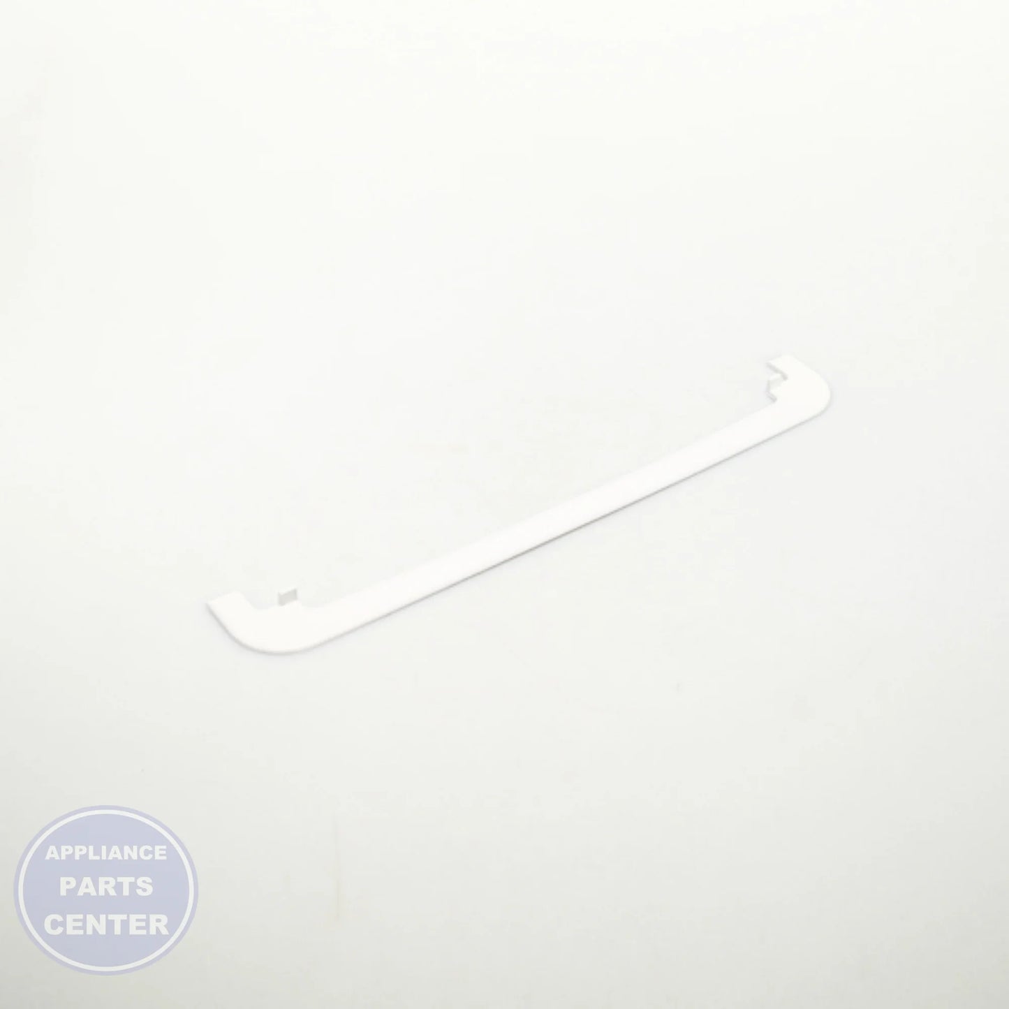 REFRIGERATOR DAIRY COMPARTMENT TRIM WR22X10043- Side view with precise measurements