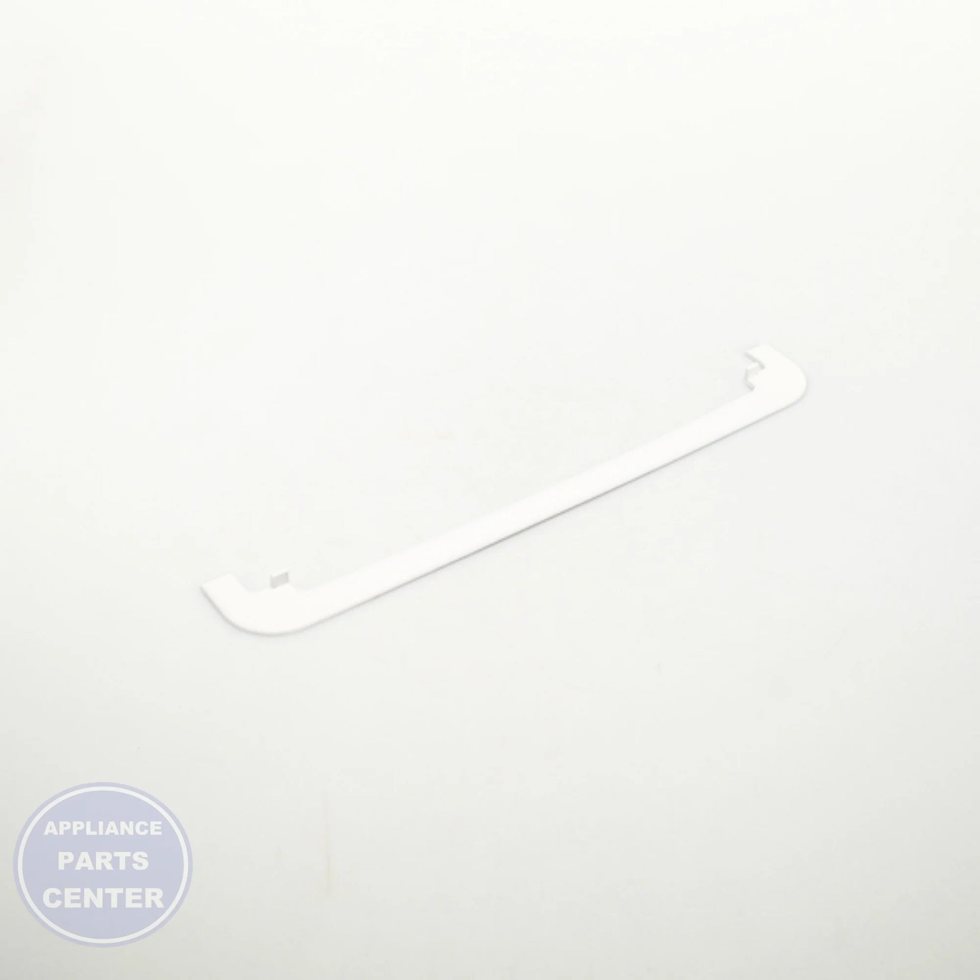 REFRIGERATOR DAIRY COMPARTMENT TRIM WR22X10043- Side view with precise measurements