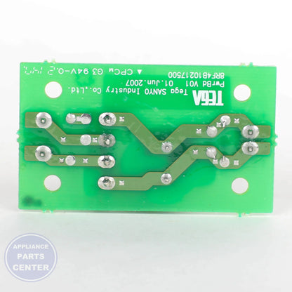 POWER SUPPLY PCB WR23X10622 - Detailed view of power distribution specifications