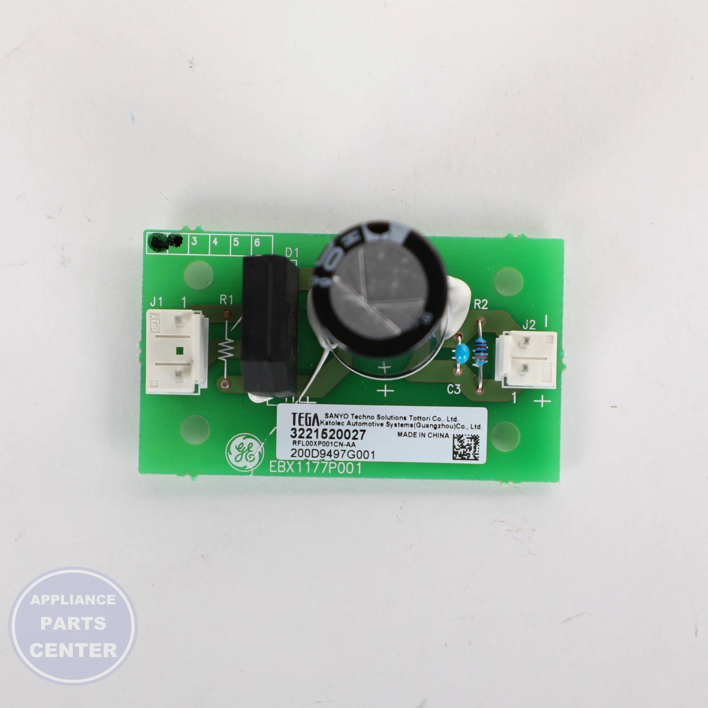 GEH POWER SUPPLY PCB WR23X10622 - Main view showing power distribution for GEH XYZ series