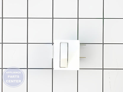 GE REFRIGERATOR LIGHT SWITCH WR23X10725 - Installation in GE model revealing key mounting points