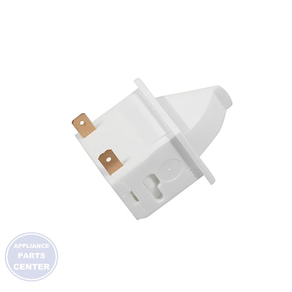 GE REFRIGERATOR LIGHT SWITCH WR23X10725 - Installation in GE model revealing key mounting points