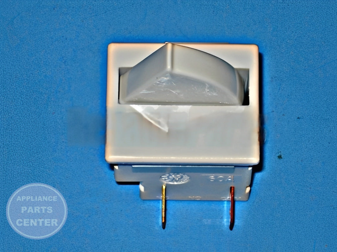 GE REFRIGERATOR LIGHT SWITCH WR23X10725 - Installation in GE model revealing key mounting points