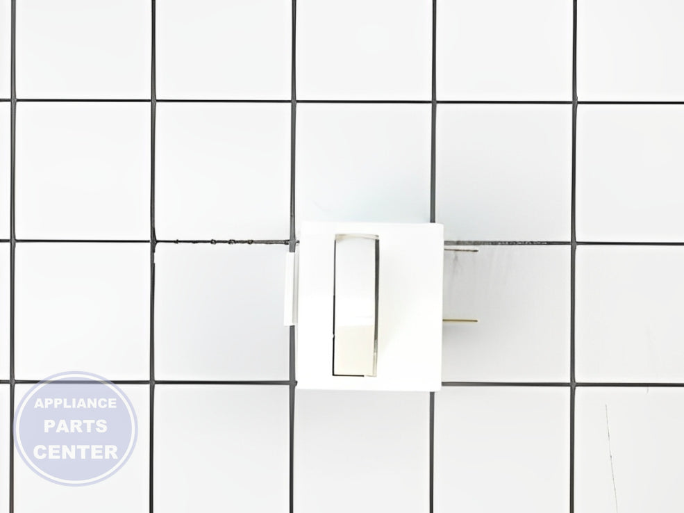 GE REFRIGERATOR LIGHT SWITCH WR23X10725 - Installation in GE model revealing key mounting points