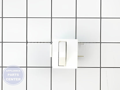 GE REFRIGERATOR LIGHT SWITCH WR23X10725 - Installation in GE model revealing key mounting points