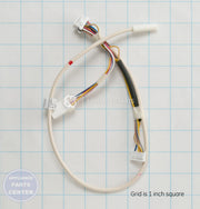 GEH HARNESS DOOR CASE WR23X10777 - Main view showing durable wire connections for various GE models