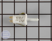 GE Door Switch WR23X142 - Main view showing electrical contacts for GE XYZ, Hotpoint ABC, JC Penney 123