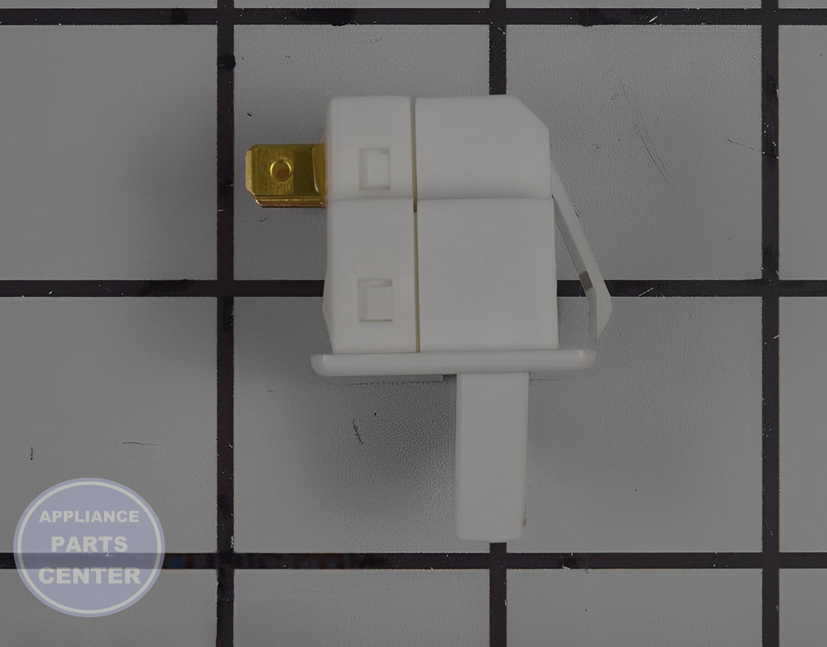 GE REFRIGERATOR DOOR LIGHT SWITCH WR23X21444 - Installation in GEN Refrigerator showing simple mounting points