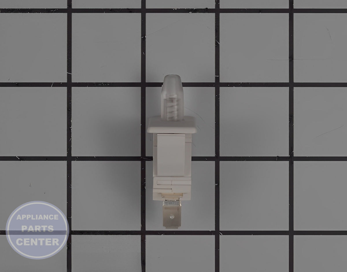 GE REFRIGERATOR DOOR SWITCH WR23X29161 - Installation in specific model showing key mounting points