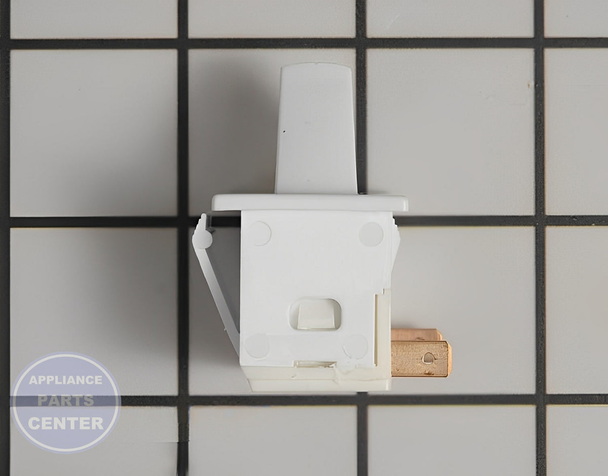 GE REFRIGERATOR DOOR LIGHT SWITCH WR23X31507 - Installation in GEN model showing mounting points