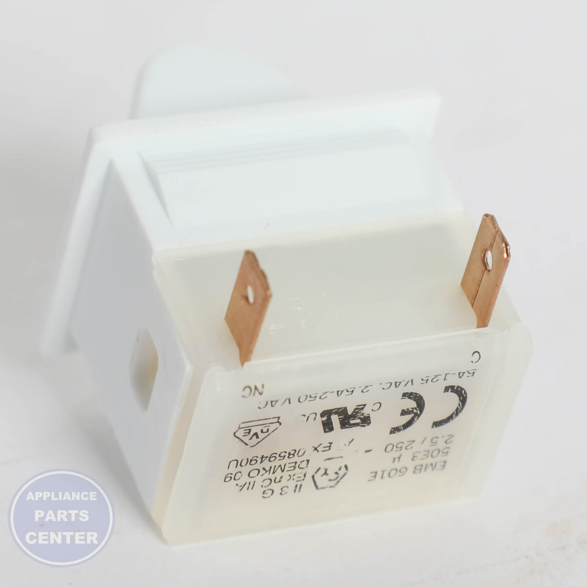LIGHT SWITCH WR23X37285 - Side view with standard dimensions