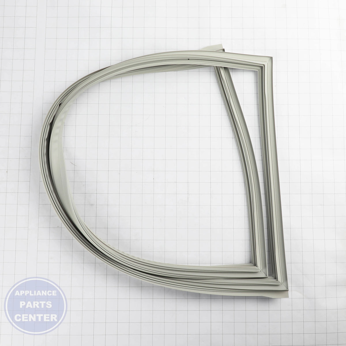 ASM GASKET DOOR REF. WR24X10201 - Side view with precise measurements