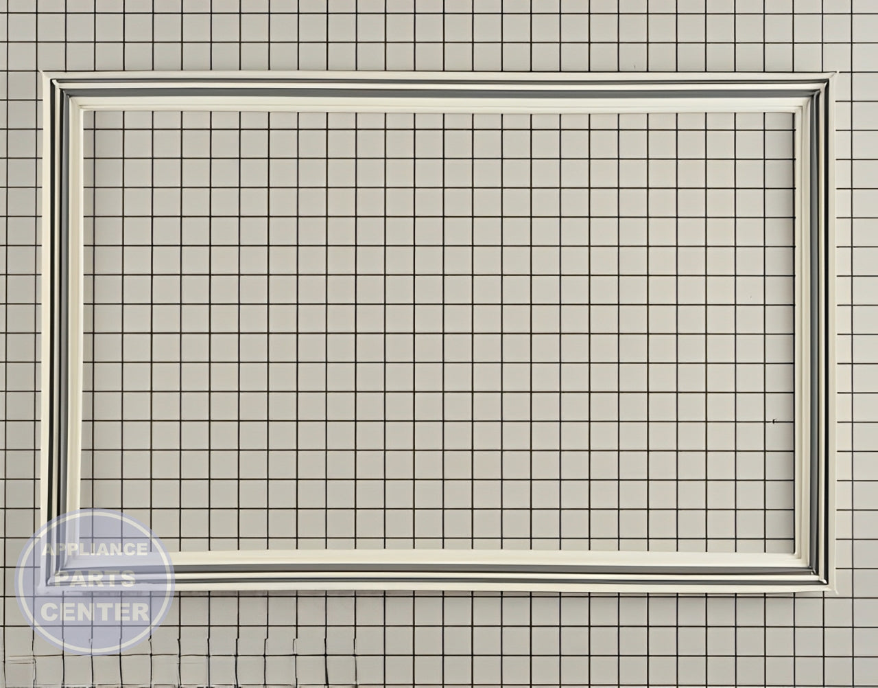 GE REFRIGERATOR FREEZER DOOR SEAL GASKET WR24X10228 - Detailed view of gasket and seal details