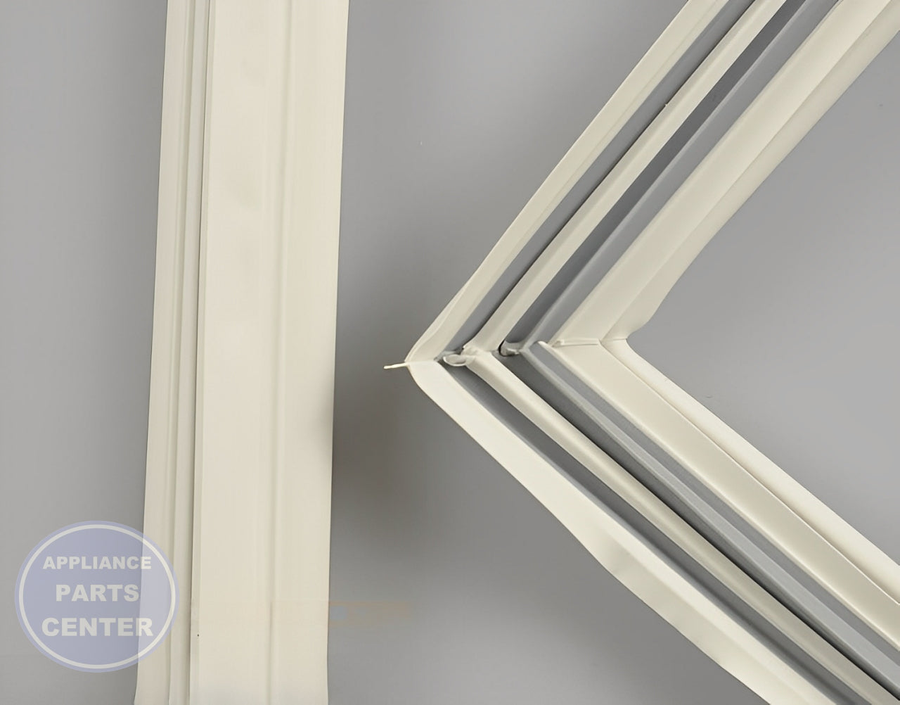 GE REFRIGERATOR FRESH FOOD DOOR GASKET SEAL WR24X10231 - Main view showing tight seal for GE models