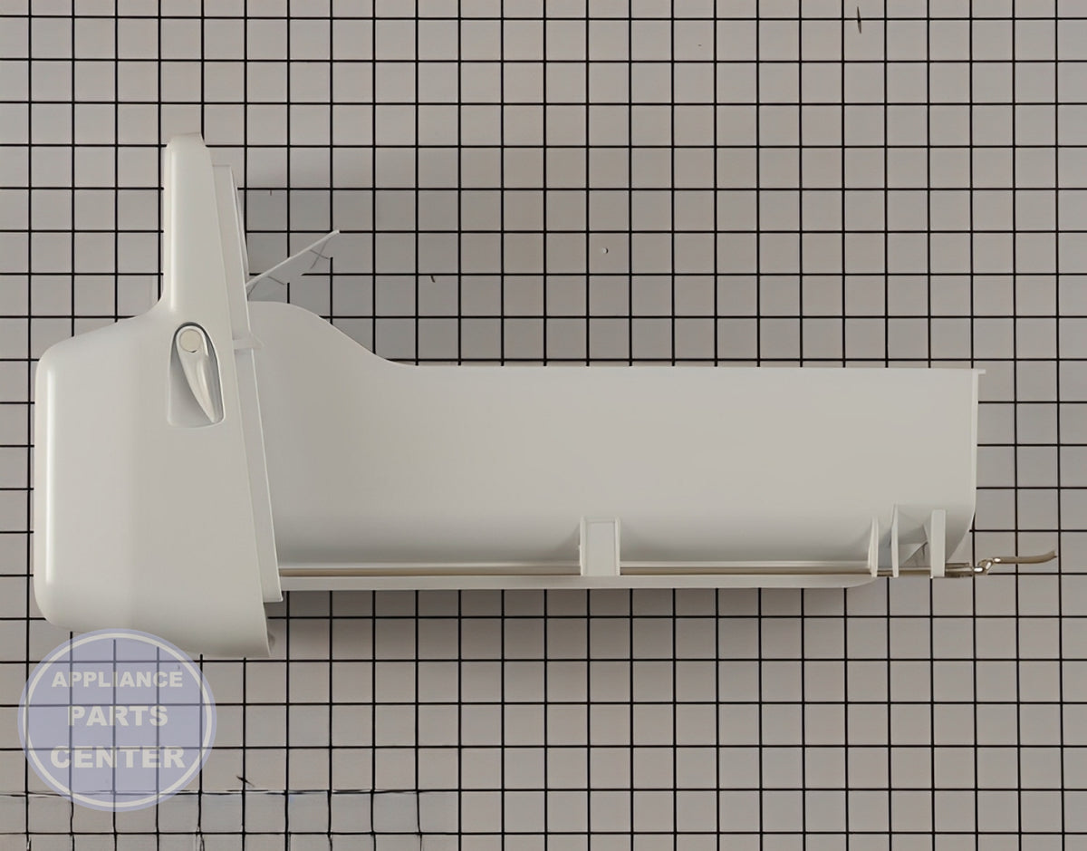 GE Refrigerator Ice Bucket Assembly WR29X10098 - Detailed view of durable ice maker construction