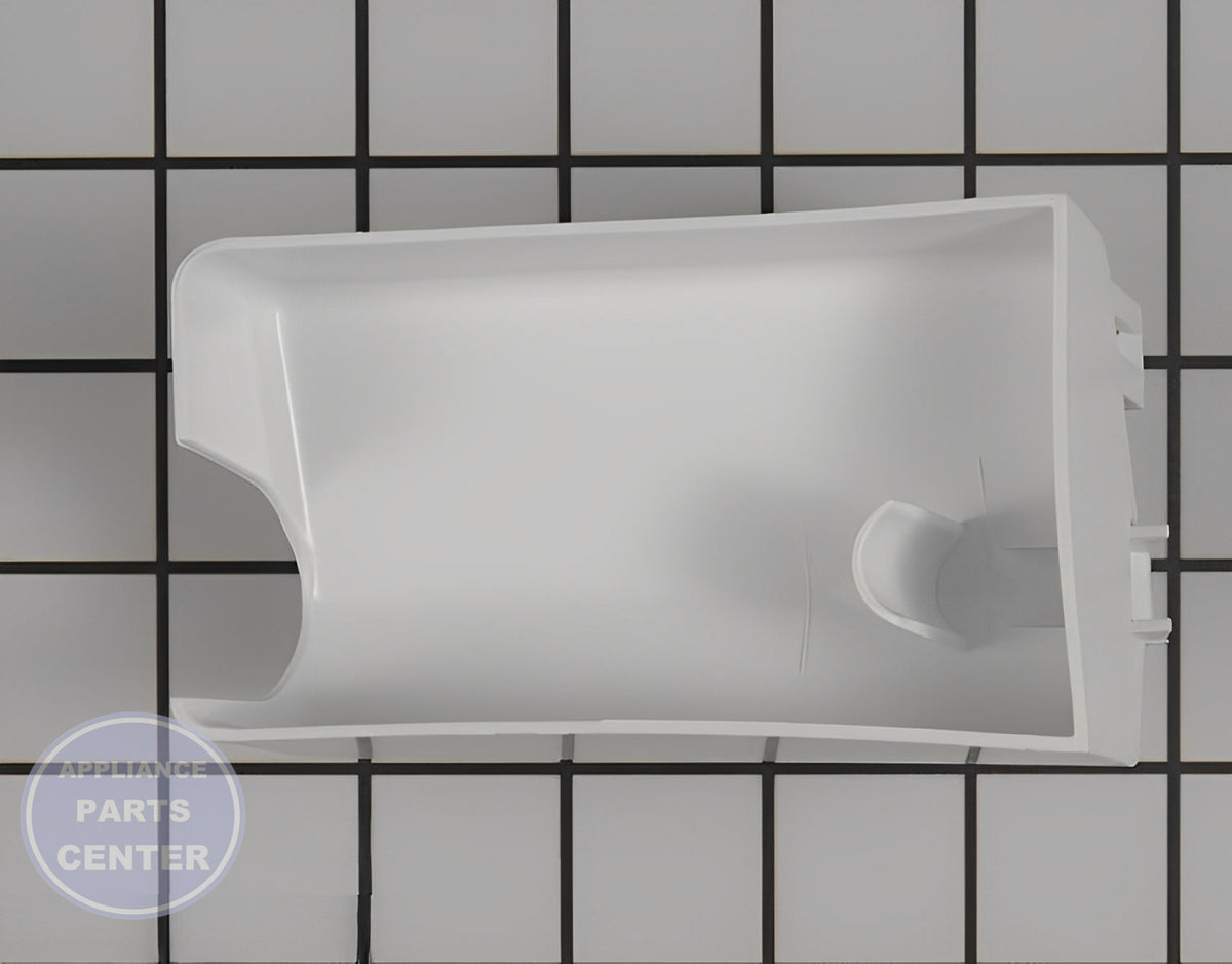 GE REFRIGERATOR WATER FILL CUP WR29X10109 - Detailed view of water fill cup with technical details