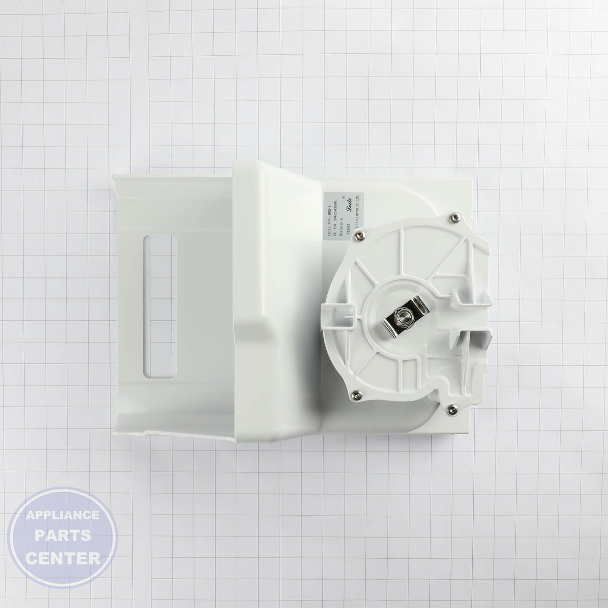 GEH ICE BUCKET WR29X40206 - Installation in specific model showing mounting points