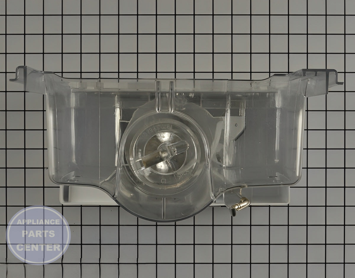GE ICE BUCKET & AUGER WR29X43991 - Detailed view of high-quality ice bucket