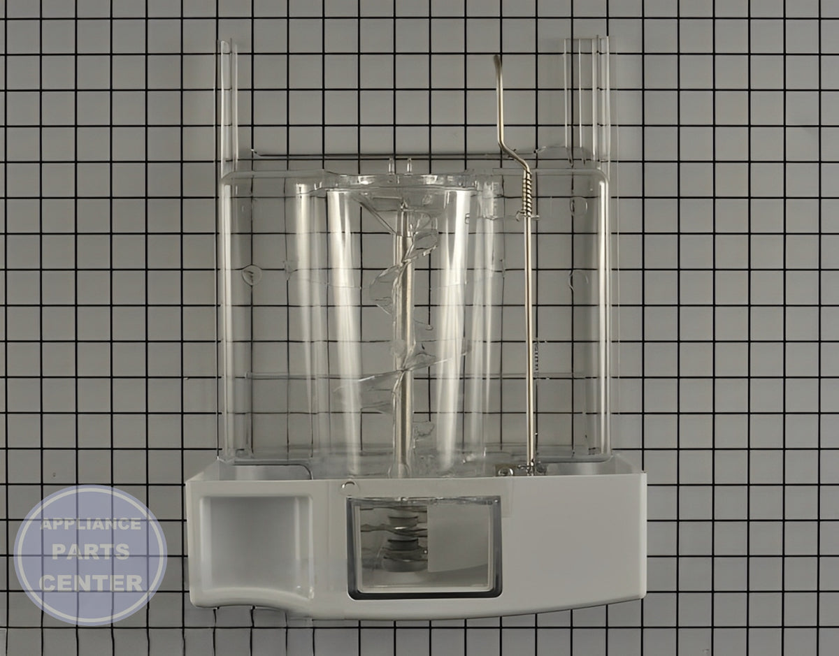 GE ICE BUCKET & AUGER WR29X43991 - Installation in GEN Refrigerator showing mounting points