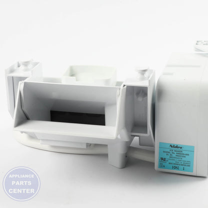 GEH WR29X44279 SMALL CUBE ICEMAKER - Installation in GEH Refrigerator showing key mounting points