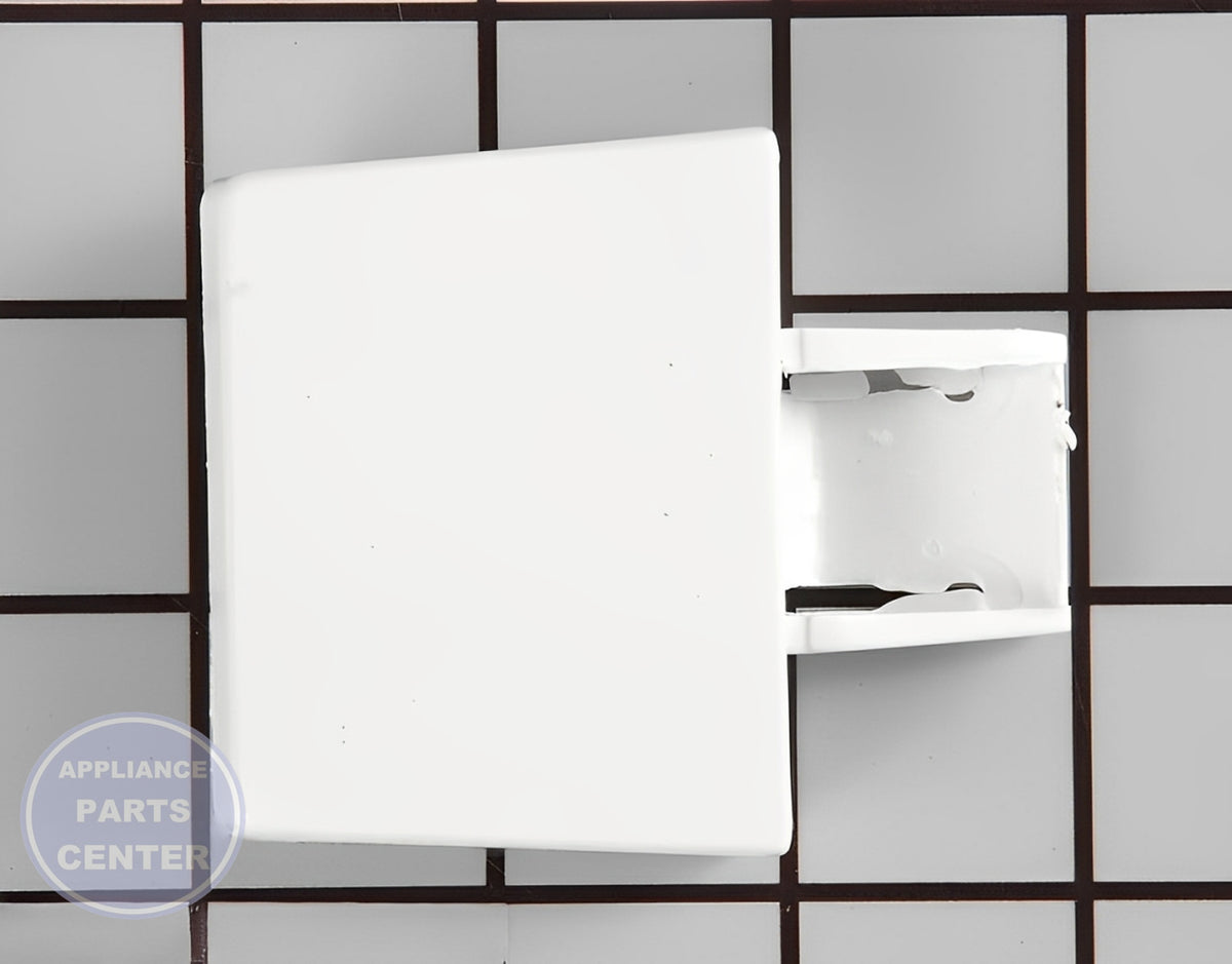 GE Shelf Retainer Bar Support WR2X7674 - Main view showing secure shelf support for GE, Hotpoint, RCA refrigerators