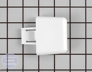 GE Shelf Retainer Bar Support WR2X7975 - Main view showing secure support for multiple models