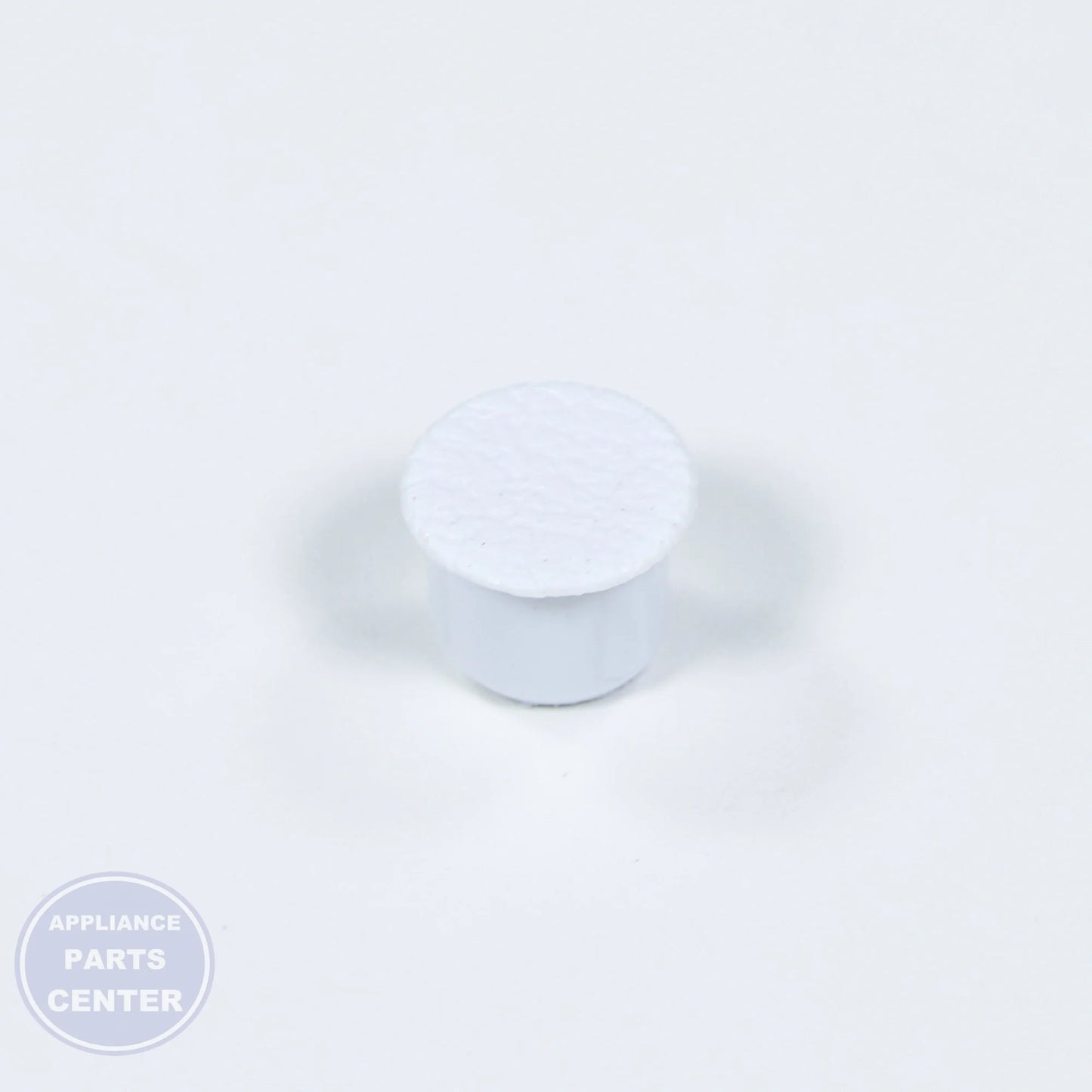 PLUG BTN WHT WR2X8233 - Side view with precise measurements