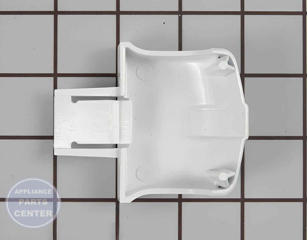 GE REFRIGERATOR ENDCAP WR2X8345 - Side view with exact measurements