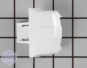 GE REFRIGERATOR DOOR SHELF BAR ENDCAP WR2X9144 - Main view showing sturdy support for various models