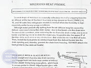 GE REFRIGERATOR DEFROST DRAIN HEATER PROBE WR2X9393 - Main view showing energy-saving feature for GNE25JSKSS model