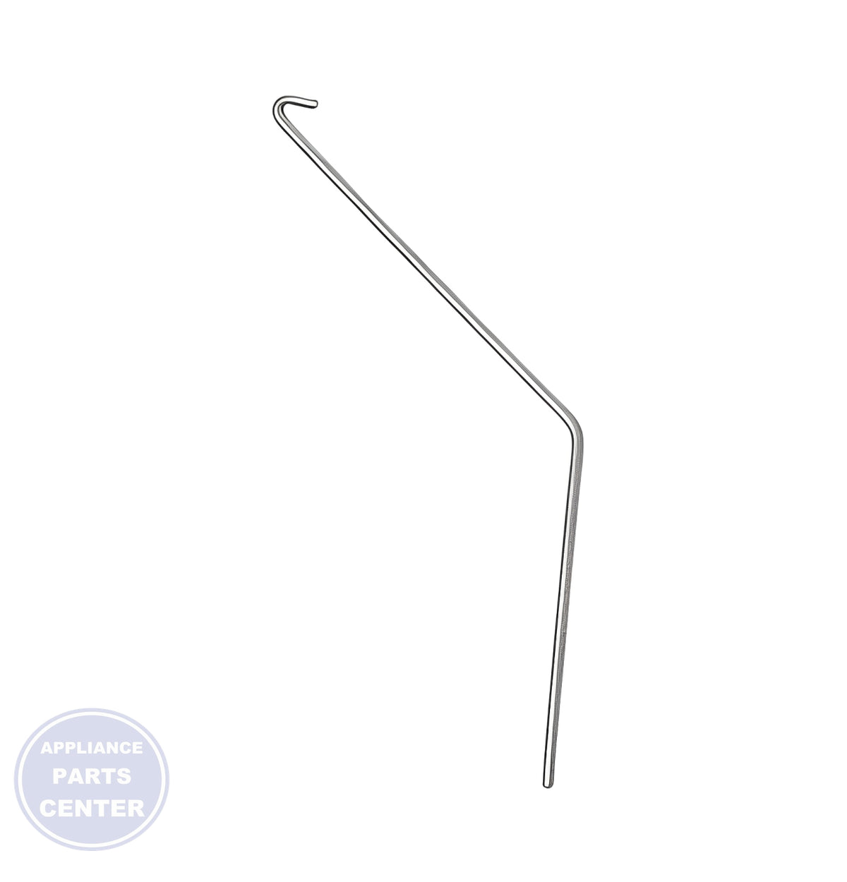 GE REFRIGERATOR DEFROST DRAIN HEATER PROBE WR2X9393 - Installation in GFE26JEMDS model showing key mounting points