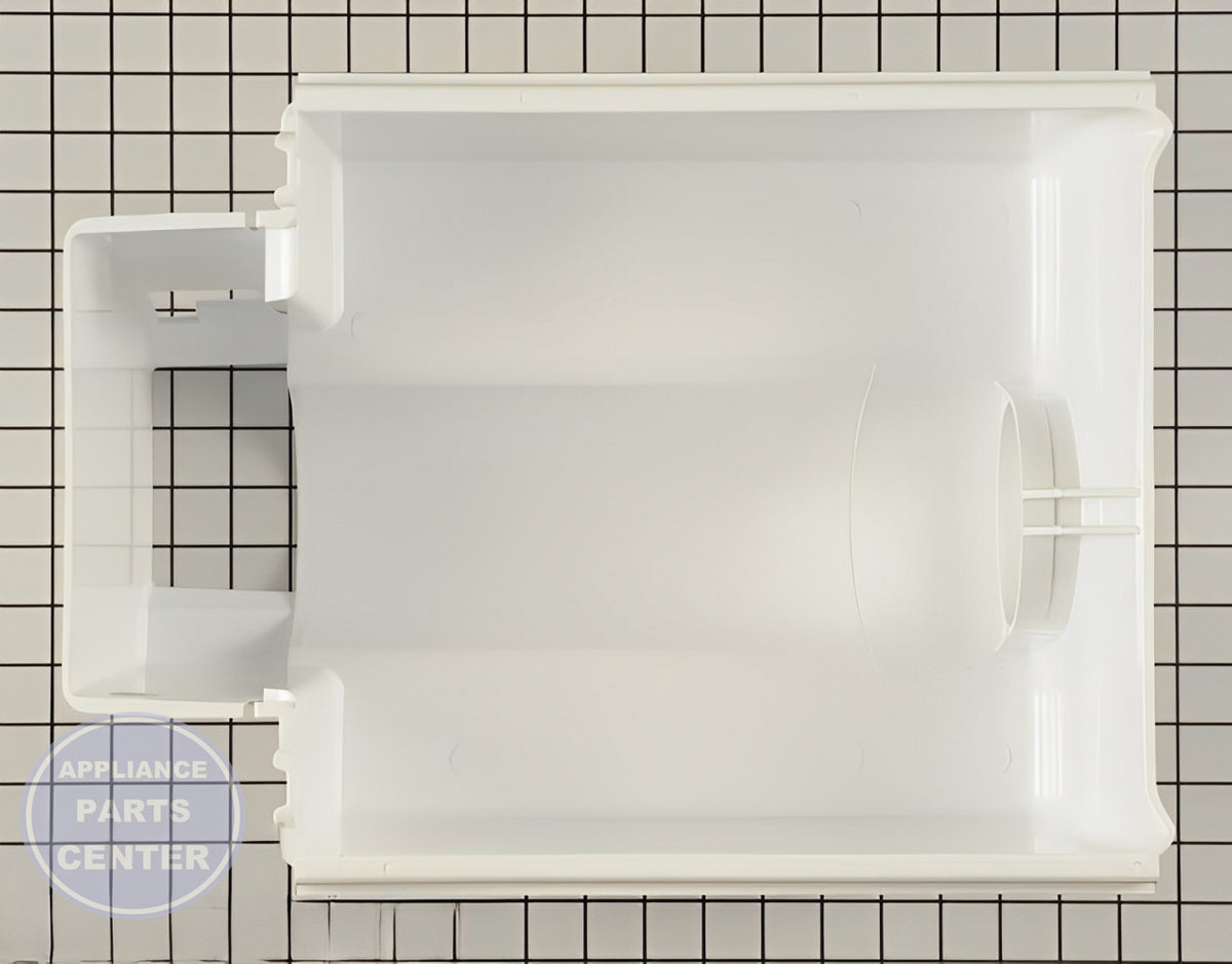 GE Ice Bucket WR30X10016 - Main view showing ice storage capacity for GE, Hotpoint, RCA models