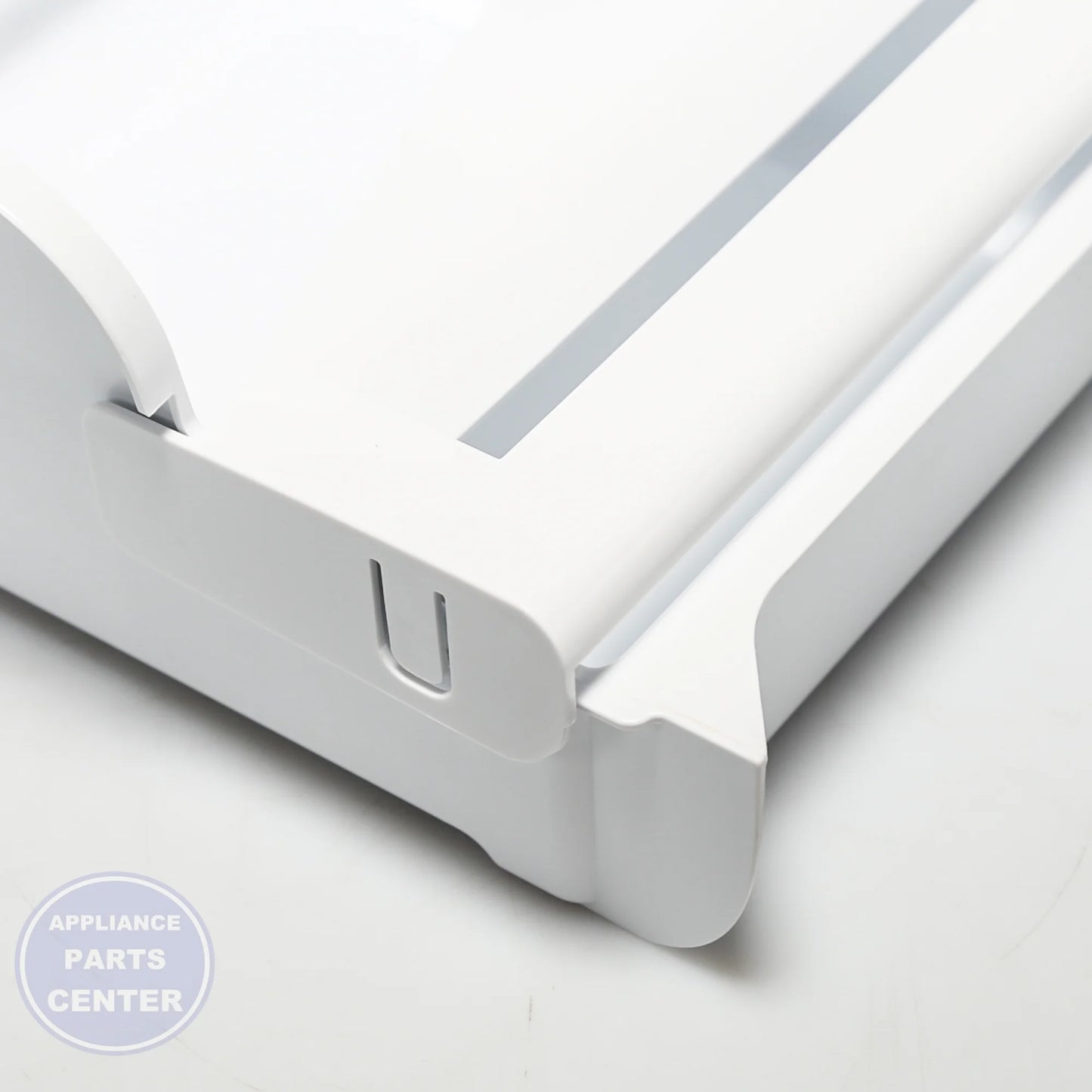REFRIGERATOR ICE BUCKET WR30X23076 - Detailed view of high-quality material